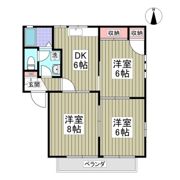 エントピア香取Bの間取り画像