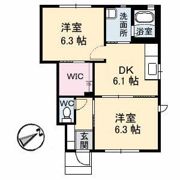 ロイヤルオークス A棟の間取り画像