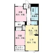 ティーメゾン グリシーヌ N棟の間取り画像
