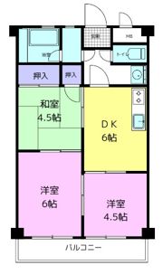 YP東松江の間取り画像