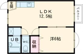ウエストパレスヒエイの間取り画像
