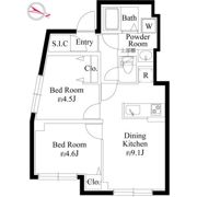 グランパセオ祐天寺ウエストの間取り画像