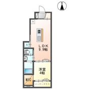 カルテット元今泉Ⅱの間取り画像