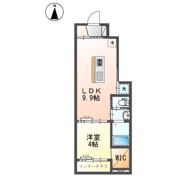カルテット元今泉Ⅱの間取り画像