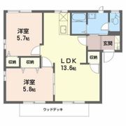 フレグランス穂高 Aの間取り画像