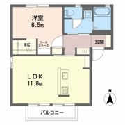 コスモス ハイツ Bの間取り画像