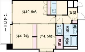シャトー・デュ・アーサーの間取り画像