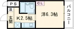 エンゼルプラザ瀬田の間取り画像