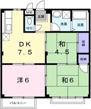VANROCK勝原駅前の間取り画像