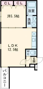 フジパレス尼崎西長洲町の間取り画像