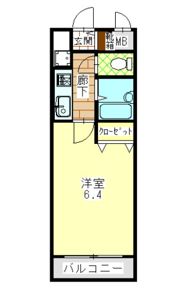 ライオンズマンション西千石の間取り画像