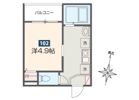 MELDIA西川口Ⅱの間取り画像