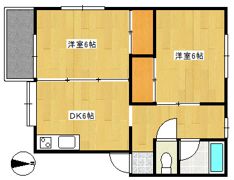 サンハイツ 2の間取り画像