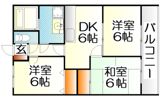 コーポ寺西の間取り画像