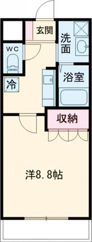 ベルメゾン今里の間取り画像