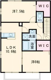 コンフォーレ B棟の間取り画像