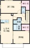 コンフォーレ B棟の間取り画像