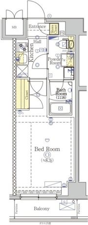 SHOKEN Residence八王子の間取り画像