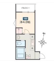 MELDIA西川口Ⅱの間取り画像