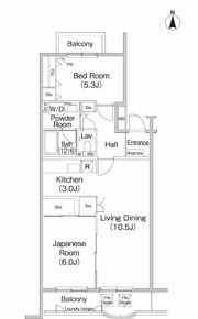フィール野川Bの間取り画像