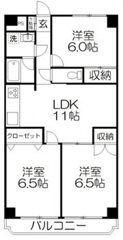 リバーサイドコートの間取り画像