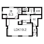 KINGDOMⅡの間取り画像