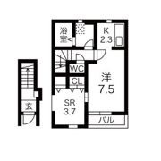 KINGDOMⅡの間取り画像