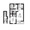 KINGDOMⅡの間取り画像