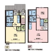 Porte BonheurⅣ(ポルトボヌール4) B棟の間取り画像