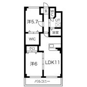 ワンズホーム北野の間取り画像