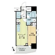 ライオンズ早稲田ミレスの間取り画像