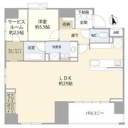 グランスイート八丁堀の間取り画像