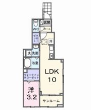 サニーコート伏見の間取り画像