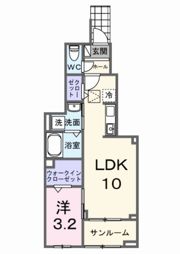 サニーコート伏見の間取り画像