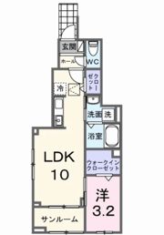 サニーコート伏見の間取り画像