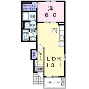 ブランシェントAの間取り画像