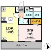 (仮称)D-ROOM HH福室3丁目の間取り画像