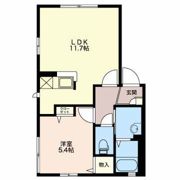 シアトル Cの間取り画像