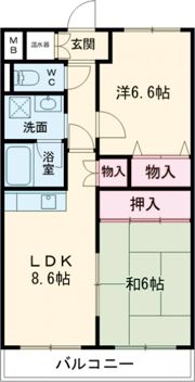 リアライズ加古川Ⅱの間取り画像