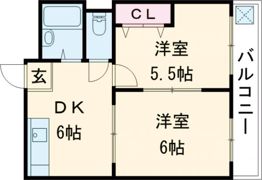 グランデF・Kの間取り画像
