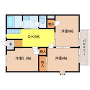 ホープ尾弓田の間取り画像