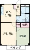 メゾンフォーラムの間取り画像