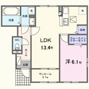 プラネットの間取り画像