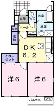 ノースフィオーレRKの間取り画像