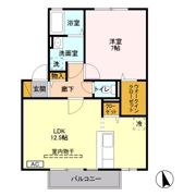 ロイヤル･ガーデン Fの間取り画像