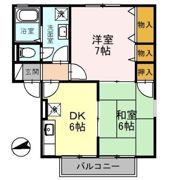 アットホーム花 Bの間取り画像
