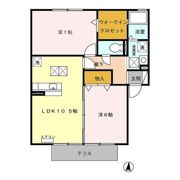 ビルヌーヴ Cの間取り画像