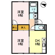 アイランドハイツ桑間 B棟の間取り画像