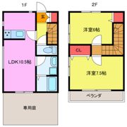 フロレゾンアサウミの間取り画像