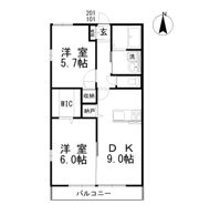 アネシス円山Bの間取り画像